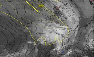 Borrasca activa en el norte peninsular y ciclogénesis profunda tardia