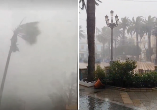 Borrasca Claudia: un posible tornado en Ayamonte (Huelva) deja numerosos daños. Última hora e imágenes