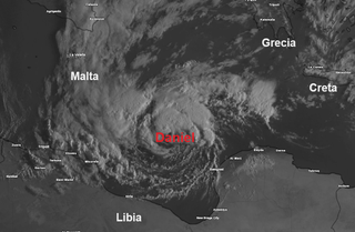 La borrasca Daniel se transforma en ciclón mediterráneo con características tropicales ¿medicane a la vista?