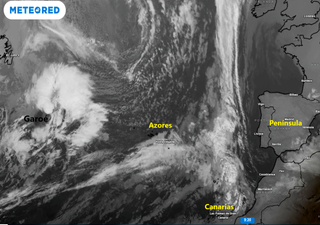 Se forma la borrasca atlántica Garoé, que traerá un cambio radical del tiempo en gran parte de España