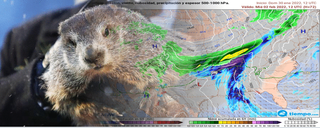 Otra borrasca invernal para el Día de la Marmota en los EEUU contiguos