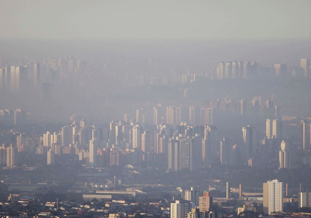 São Paulo registrou a pior qualidade do ar do mundo.