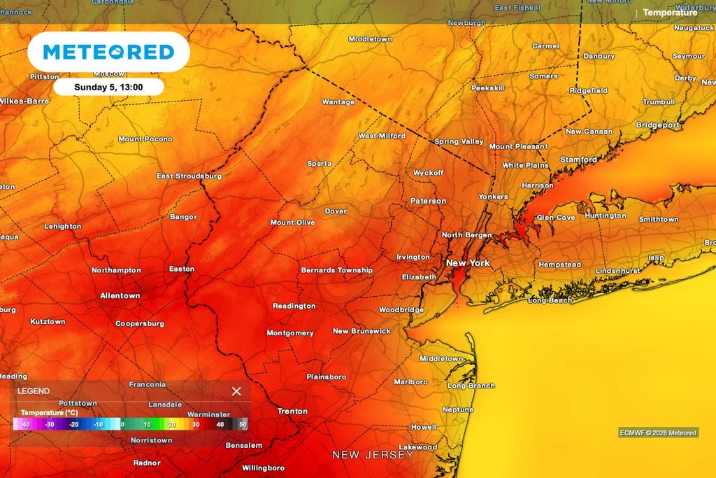 calor, temperatura, jogo, copa do mundo Temperaturas elevadas no início da tarde de domingo (5) em New Jersey e na região de Nova York reforçam a necessidade de hidratação, chegada antecipada e atenção ao risco de temporais antes do jogo entre Brasil e Noruega.