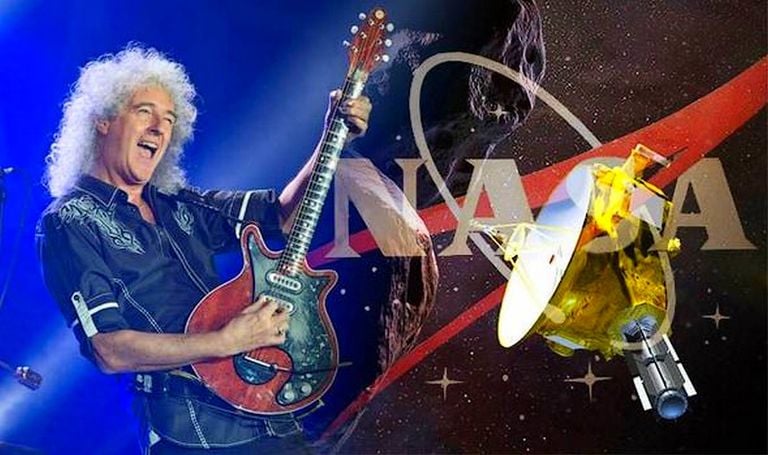 Brian May, guitarrista de la banda Queen y doctor en astrof&iacute;sica, colabor&oacute; ​​con la NASA en su primera misi&oacute;n a Plut&oacute;n