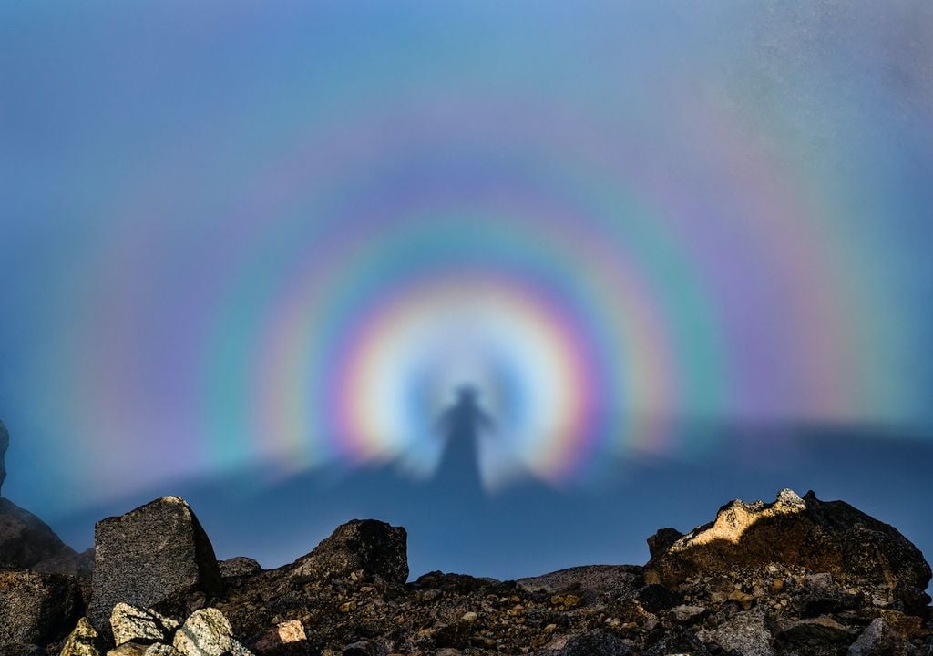 Brocken Spectre, montaña.