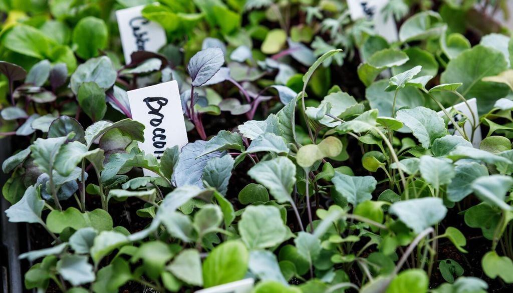 brocoli Iniciar con plantines suele acelerar el cultivo y simplificar el manejo durante los primeros meses.