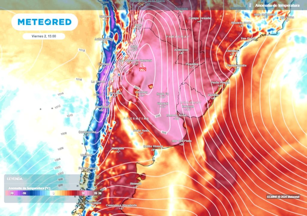 Calor Argentina tiempo clima primavera