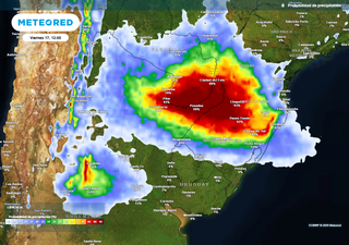 Brusco cambio de tiempo en Argentina: llega un frente frío con lluvias y tormentas en estas regiones