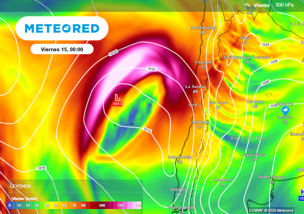 Núcleo frío en altura