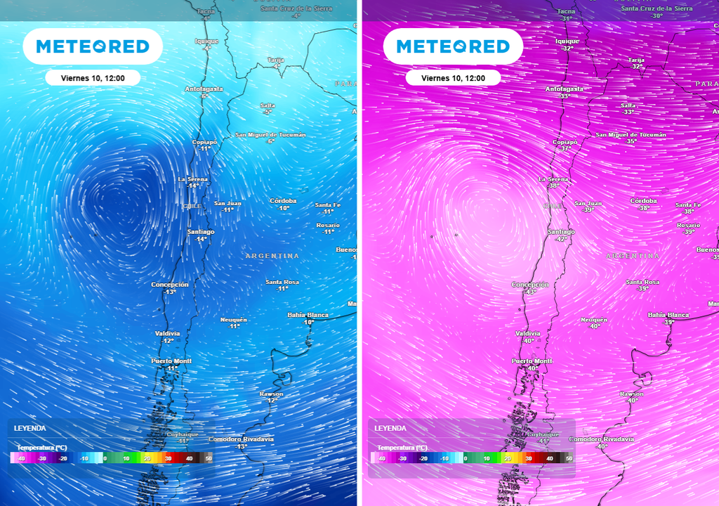 Meteored pronostica una baja segregada para Chile centro-sur Baja segregada aportará aire cálido y seco a las regiones del centro-sur de Chile.