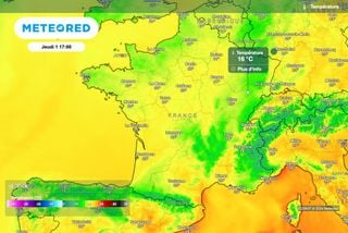 Brusque changement de masse d'air : les temp&eacute;ratures chutent en octobre ! Arriv&eacute;e du froid en France ?