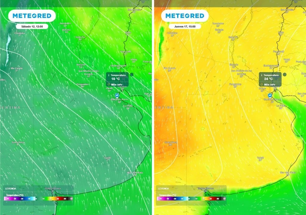 Buenos Aires AMBA primavera frío tiempo pronóstico clima sudestada Se espera un cambio radical de condiciones en Buenos Aires en los próximos días.