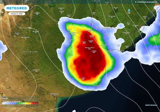 Buenos Aires en alerta: 48 horas muy inestables, con tormentas y chance de granizo