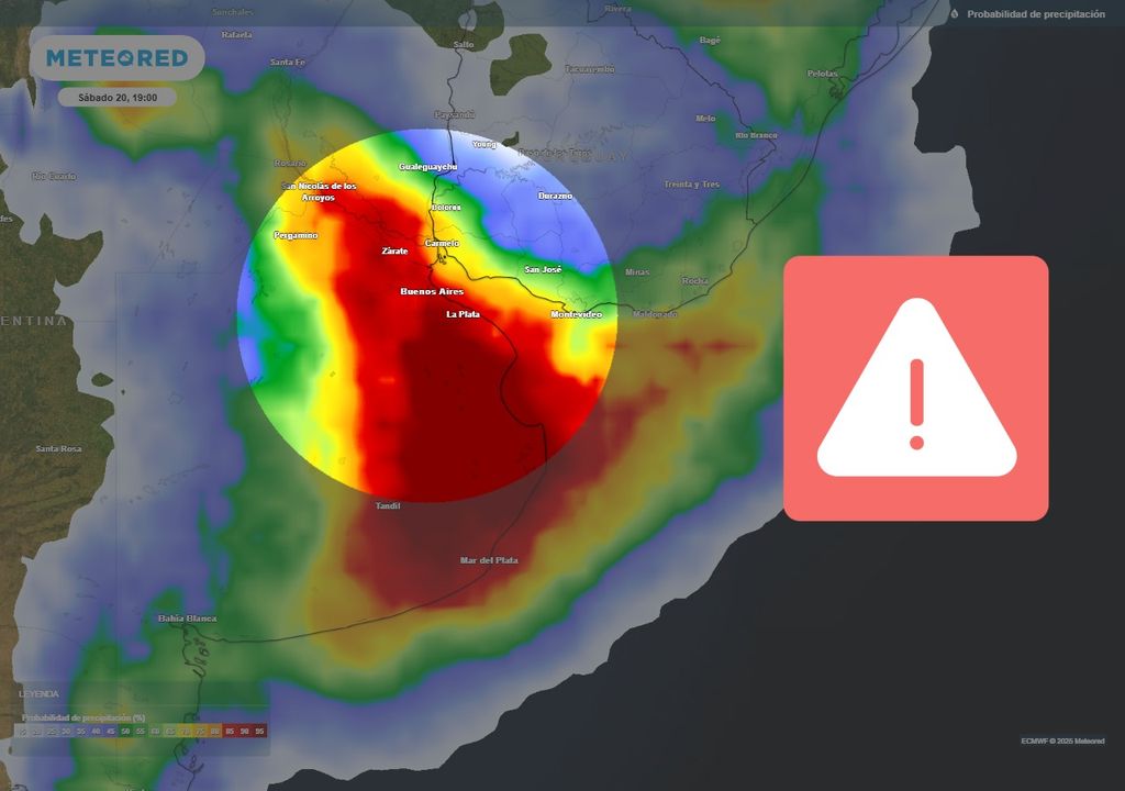 Buenos Aires granizo alerta tormentas fuertes pronóstico tiempo clima SMN Meteored