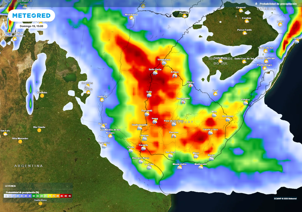 Tiempo clima pronóstico alerta tormentas fuertes Buenos Aires ola de calor