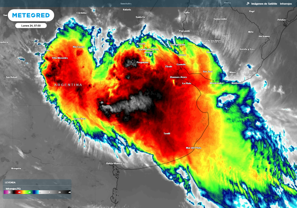 Buenos Aires alerta lluvias tormentas fuertes SMN febrero