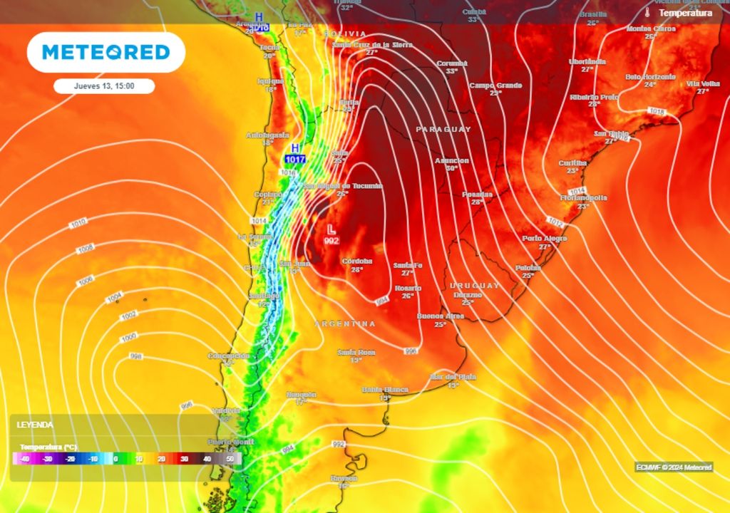 Calor altas temperaturas junio Buenos Aires Patagonia Mendoza temporal nieve Zonda alerta naranja SMN Calor altas temperaturas junio Buenos Aires Patagonia Mendoza temporal nieve Zonda alerta naranja SMN