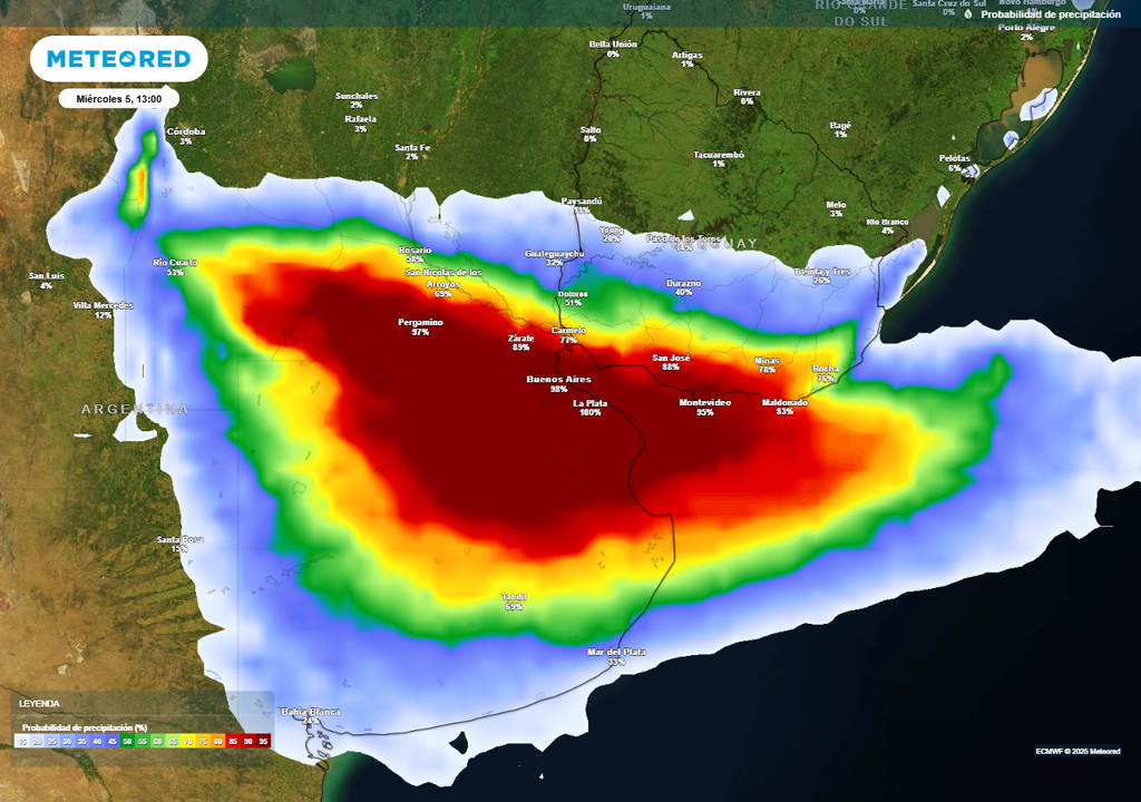 ola de calor Buenos Aires altas temperaturas alerta naranja tormentas lluvias fuertes