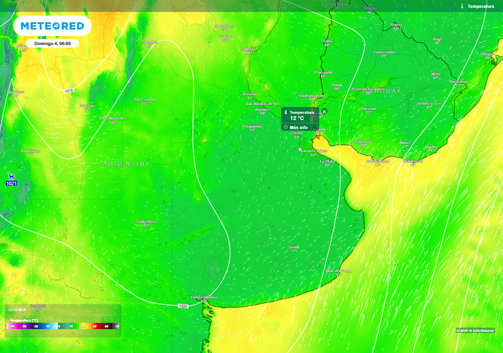 Tiempo AMBA Buenos Aires Año Nuevo clima pronóstico