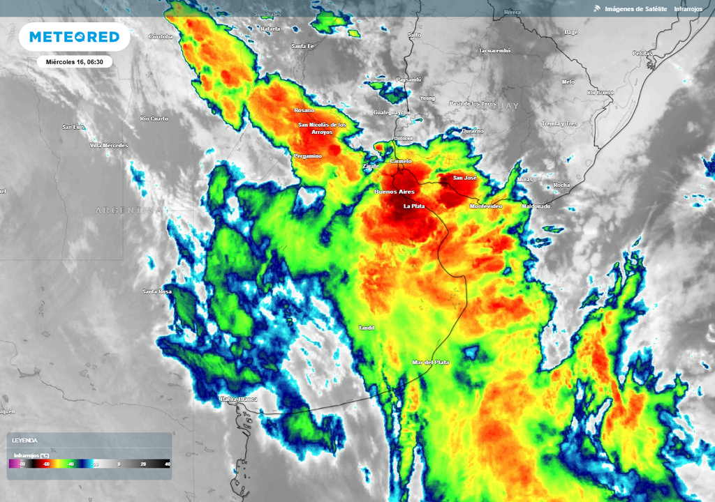 Tiempo Clima Buenos Aires alerta lluvias fuertes SMN tormentas