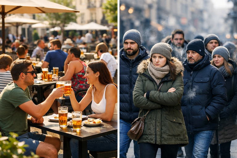 Bufanda por la ma&ntilde;ana, manga corta por el mediod&iacute;a: la paradoja que vivir&aacute;n 11 capitales este fin de semana