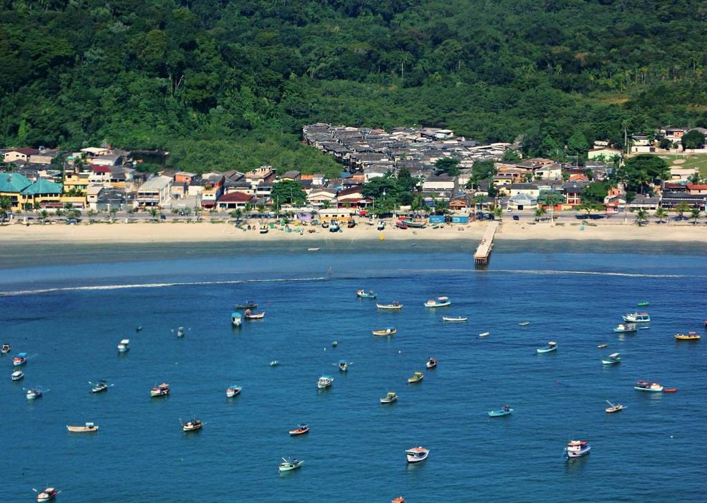 vista aérea de una playa