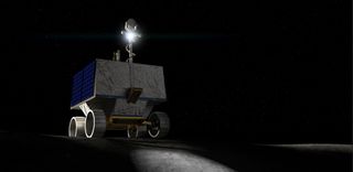 Buscando agua en la Luna