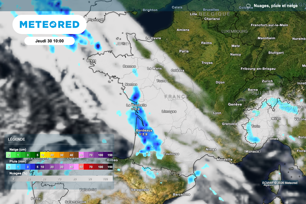 De nouveaux orages attendus demain dans le sud-ouest de la France !
