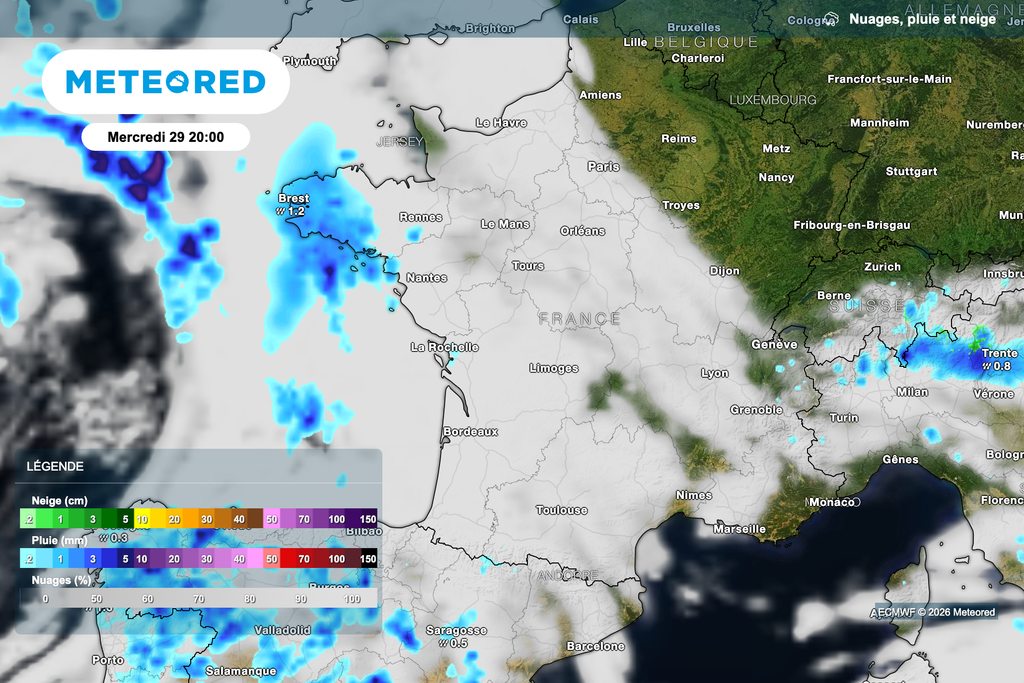 Météo perturbée ce soir en Bretagne.