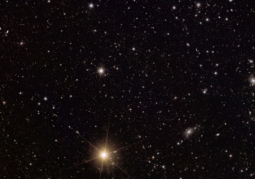 Abell 2764 é um dos aglomerados observados pelo telescópio Euclid em novo conjunto de fotos divulgadas. Abell 2764 é um dos aglomerados observados pelo telescópio Euclid em novo conjunto de fotos divulgadas.