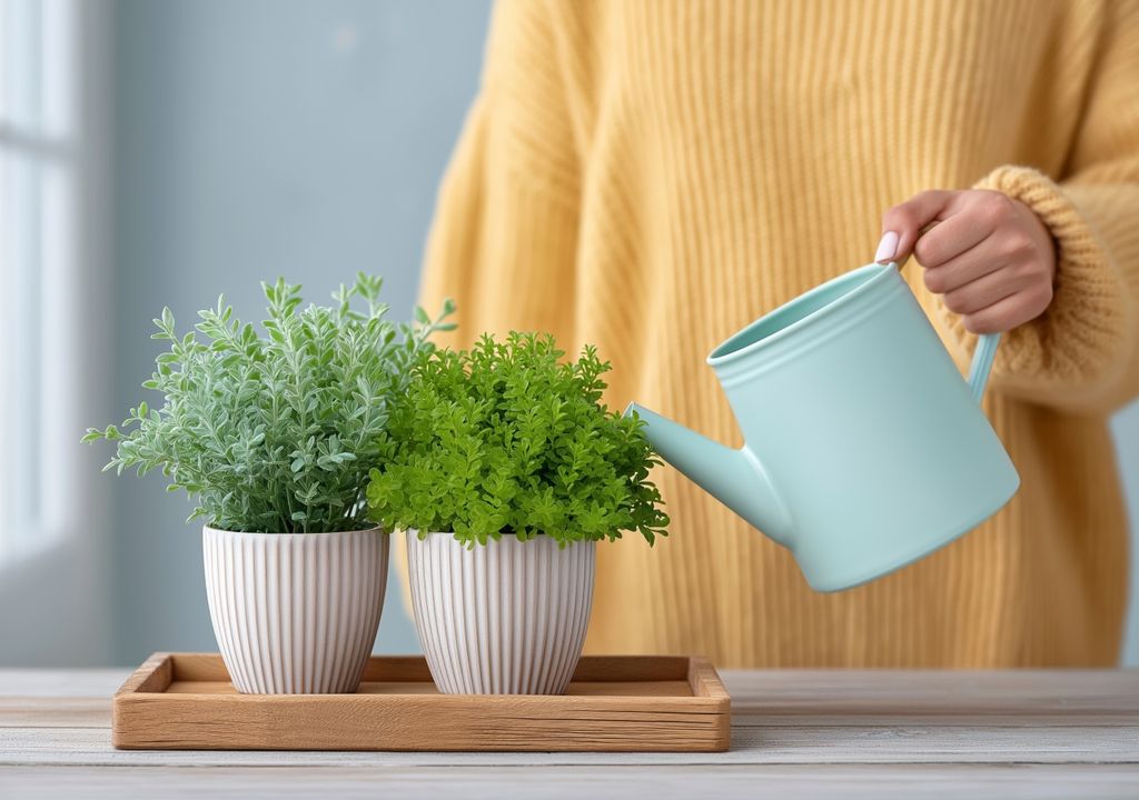riego2 Comprobar la humedad del sustrato antes de volver a regar es la recomendación más importante de los especialistas para cuidar las plantas durante los meses más fríos.