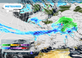 En unas horas la borrasca de alto impacto Caetano dejará lluvias, fuertes vientos y nevadas en estas zonas de España