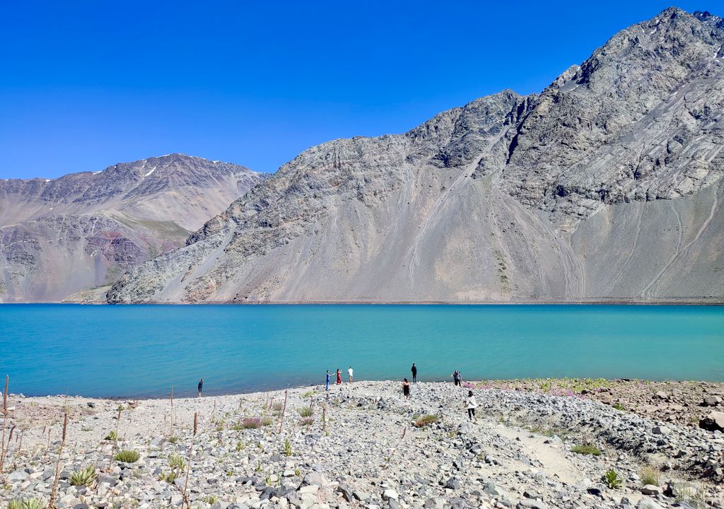 Embalse El Yeso, Cajón del Maipo. Embalse El Yeso, Cajón del Maipo.
