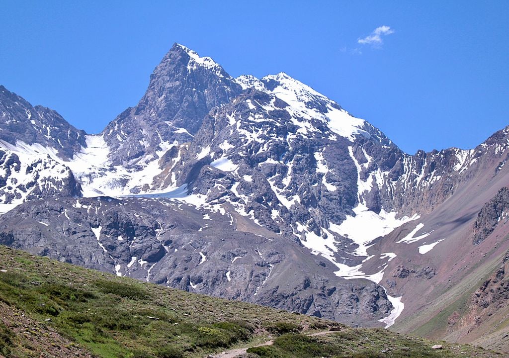 Monumento Natural El Morado, Cajón del Maipo, Chile. Monumento Natural El Morado, Cajón del Maipo, Chile.