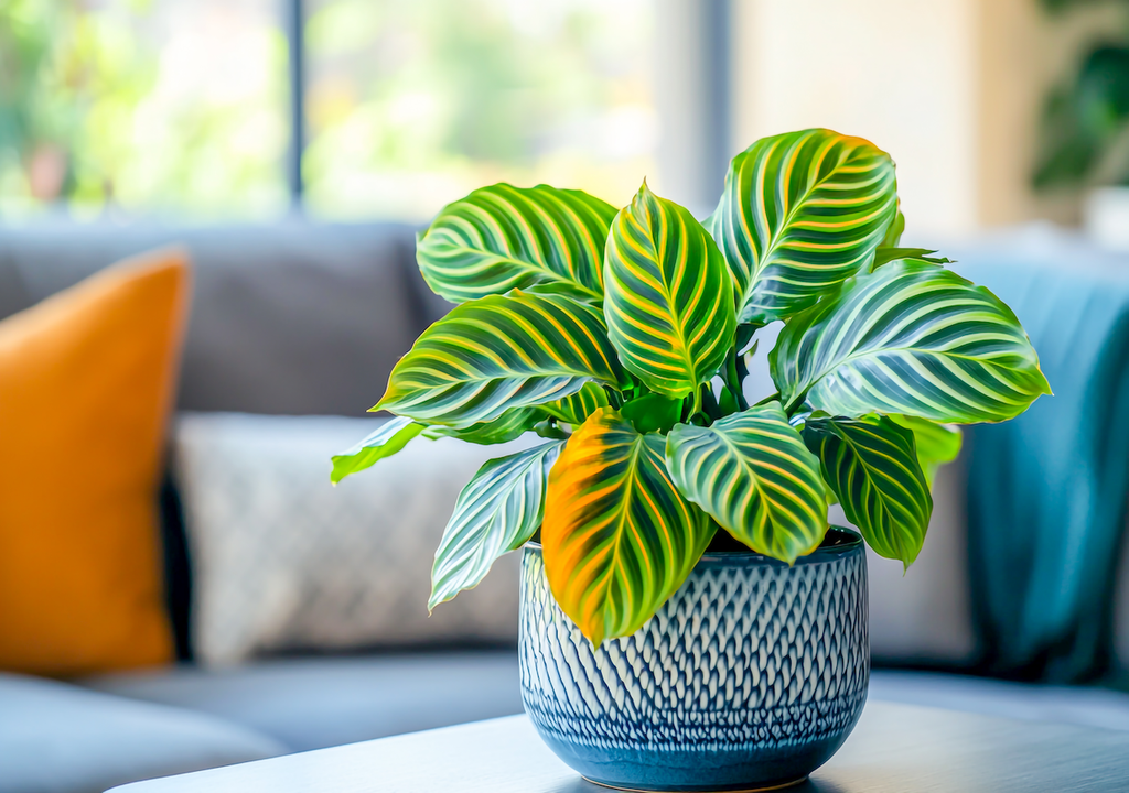 Calathea, Zimmerpflanzen, exotischen, dekorativen Blätter