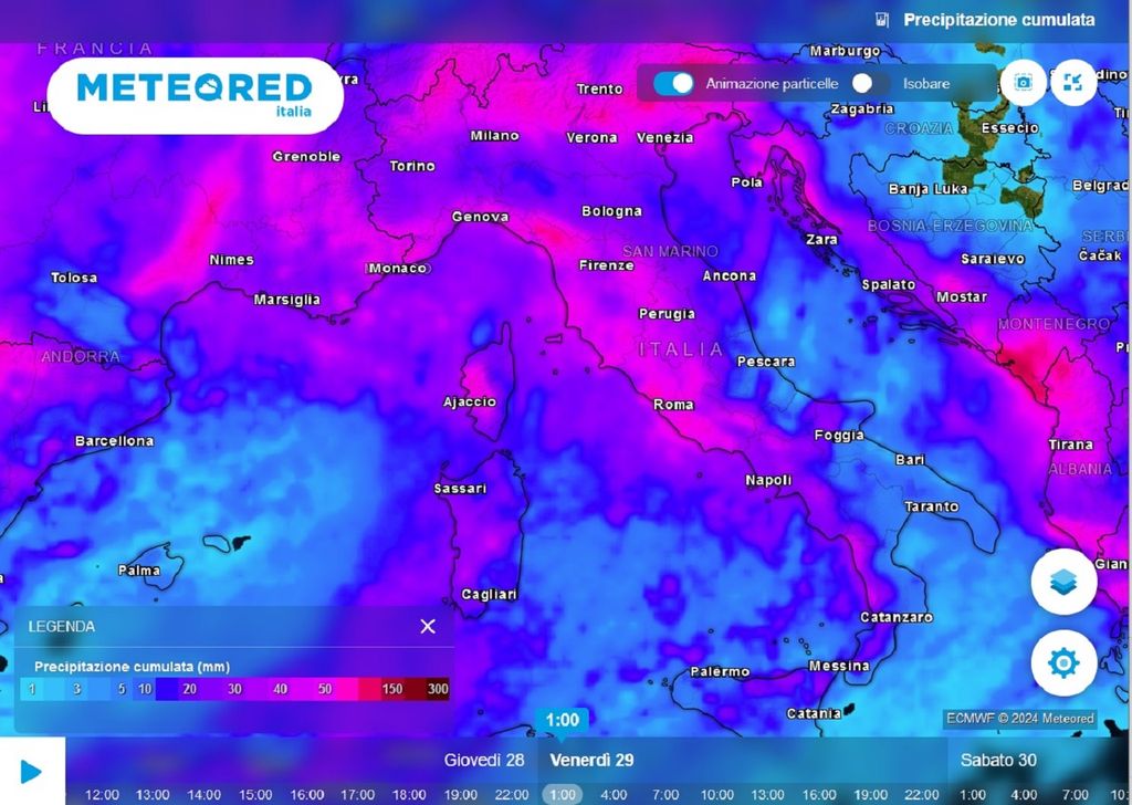 settimana santa pioggia