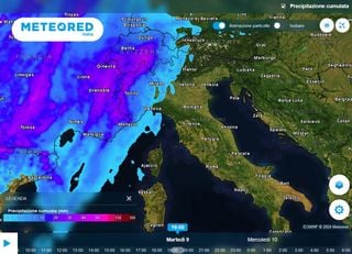 Il caldo estivo sull'Italia ha i giorni contati, ecco dove si verificheranno forti temporali la prossima settimana