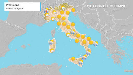 Caldo intenso, Sole, temporali: cos&igrave; sar&agrave; il meteo a Ferragosto in Italia da mattina a sera, le previsioni da Nord a Sud