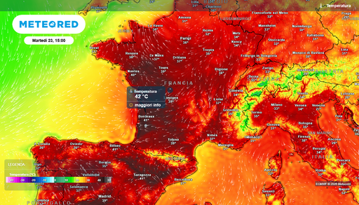 Caldo, in Francia situazione eccezionale: registrata la notte pi&ugrave; calda di sempre, allerta per temperature fino a 45 &deg;C