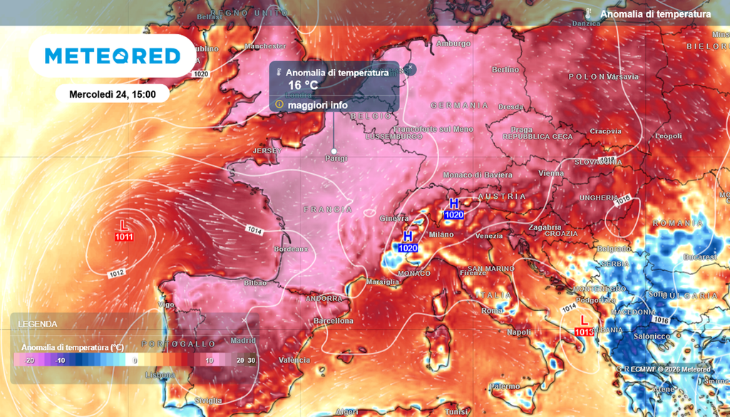 francia caldo record Le temperature resteranno molto elevate in Francia per tutta la settimana: attese anomalie termiche straordinarie, vicine ai +20 gradi sopra la media del periodo.