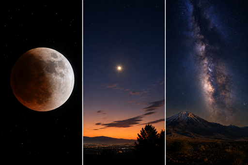 Calendario astron&oacute;mico de agosto en Chile: eclipse lunar, Venus y las mejores noches para ver la V&iacute;a L&aacute;ctea