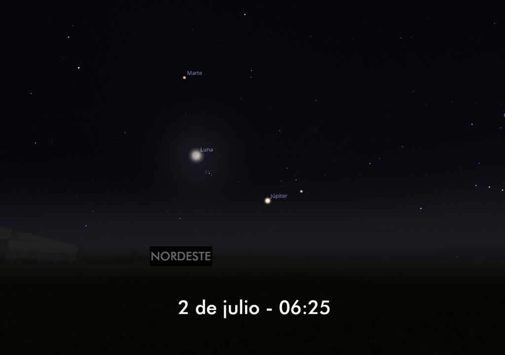 Conjuncion luna jupiter marte Conjuncion luna jupiter marte