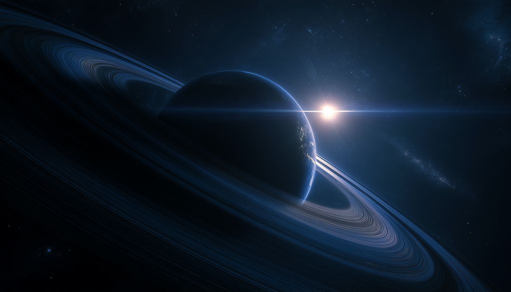 Cuando Saturno se encuentra en oposición (del otro lado del Sol), también es cuando está más cerca de la Tierra.