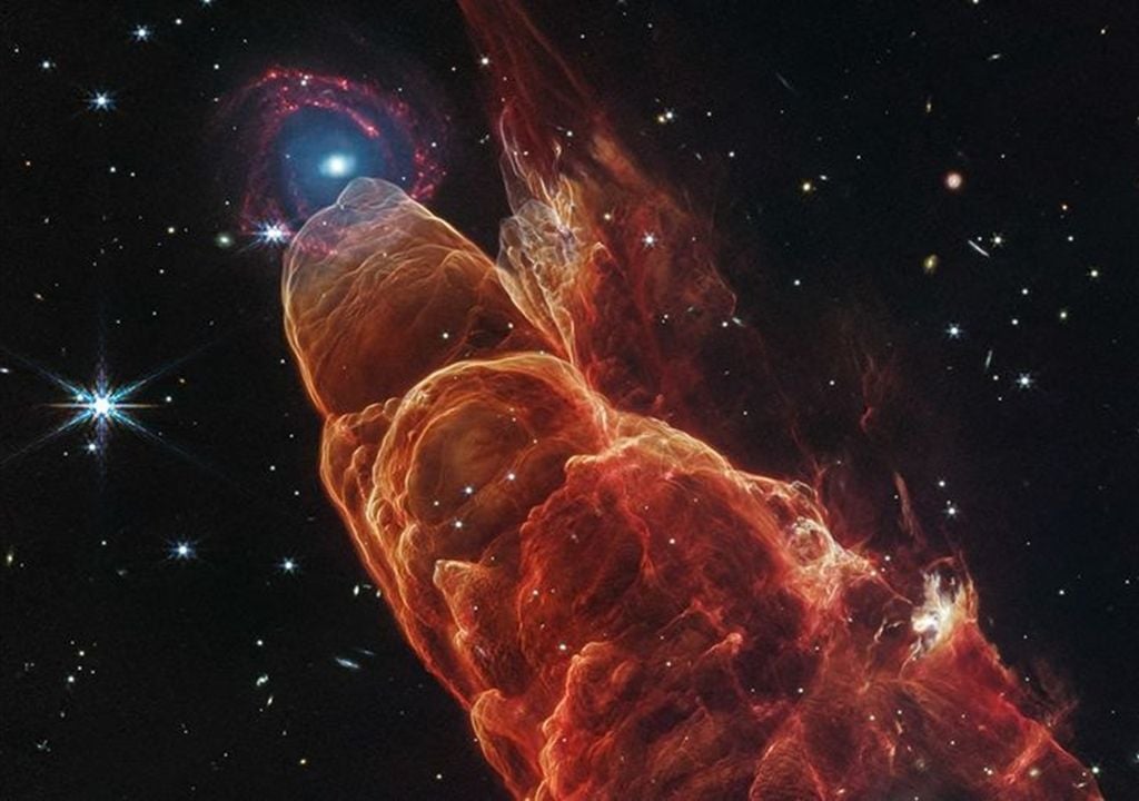 El telescopio espacial James Webb de la NASA observó a Herbig-Haro 49/50