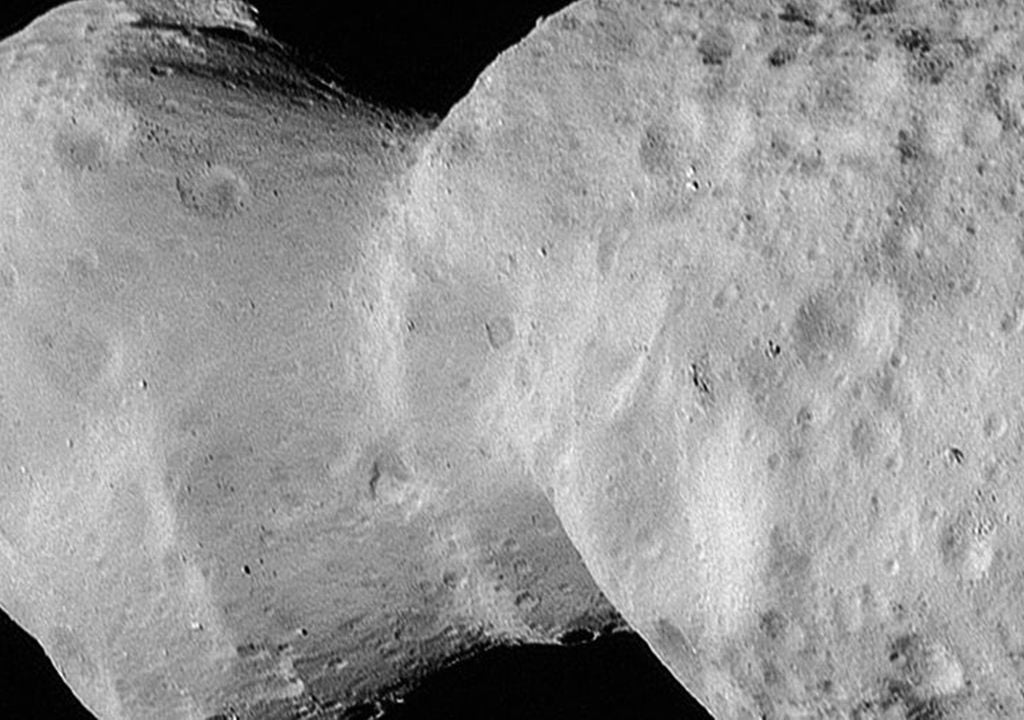 Imagen del asteroide Donaldjohanson tomada por la nave Lucy de la NASA