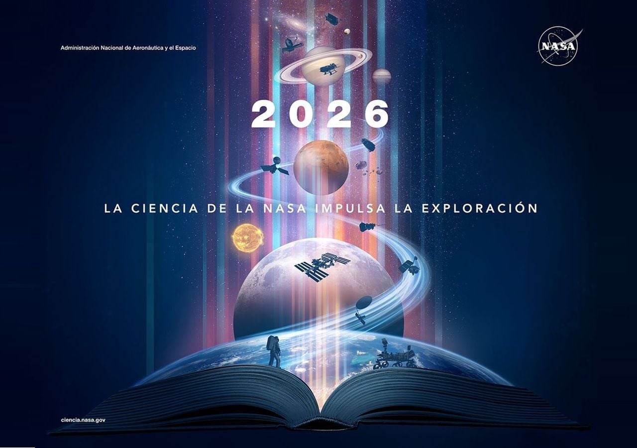 Calendario de Ciencia de la NASA 2026: con las mejores imágenes cada mes listo para descargar.