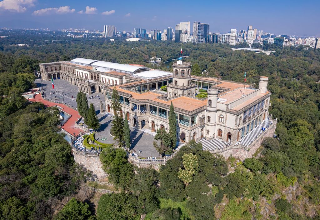 El castillo de Chapultepec ahora es un Museo Nacional de Historia.