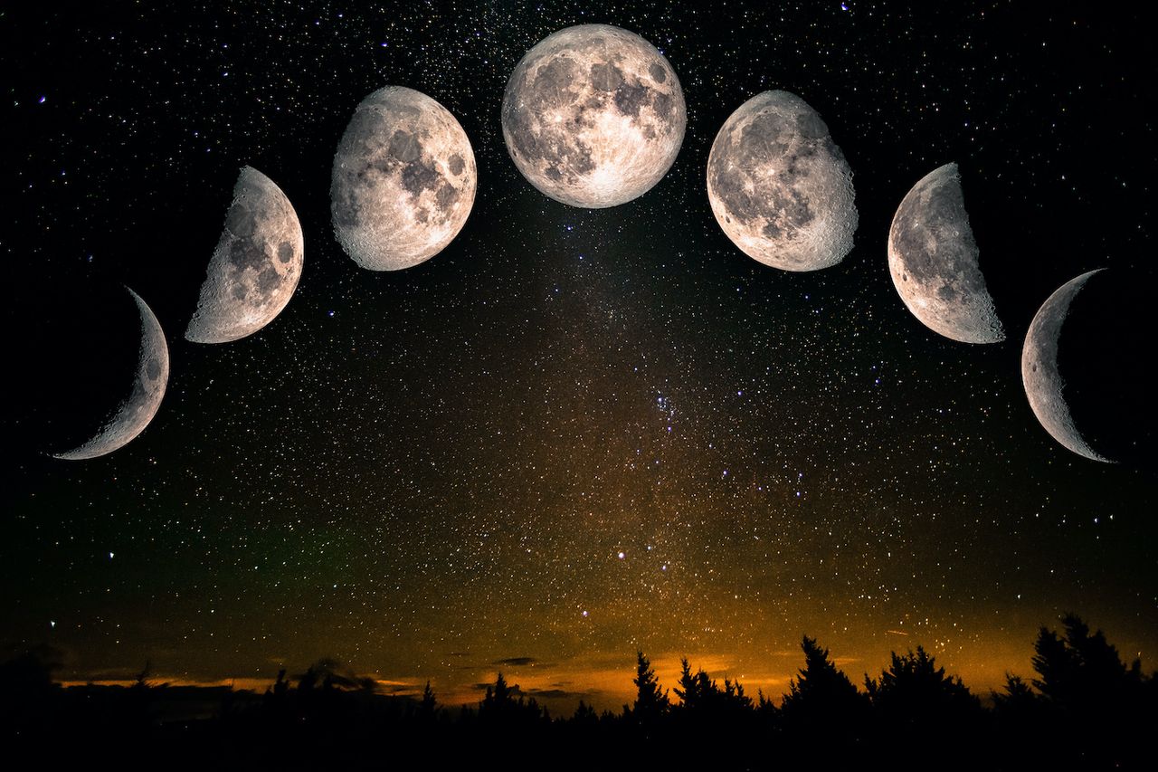 Fases lunares.