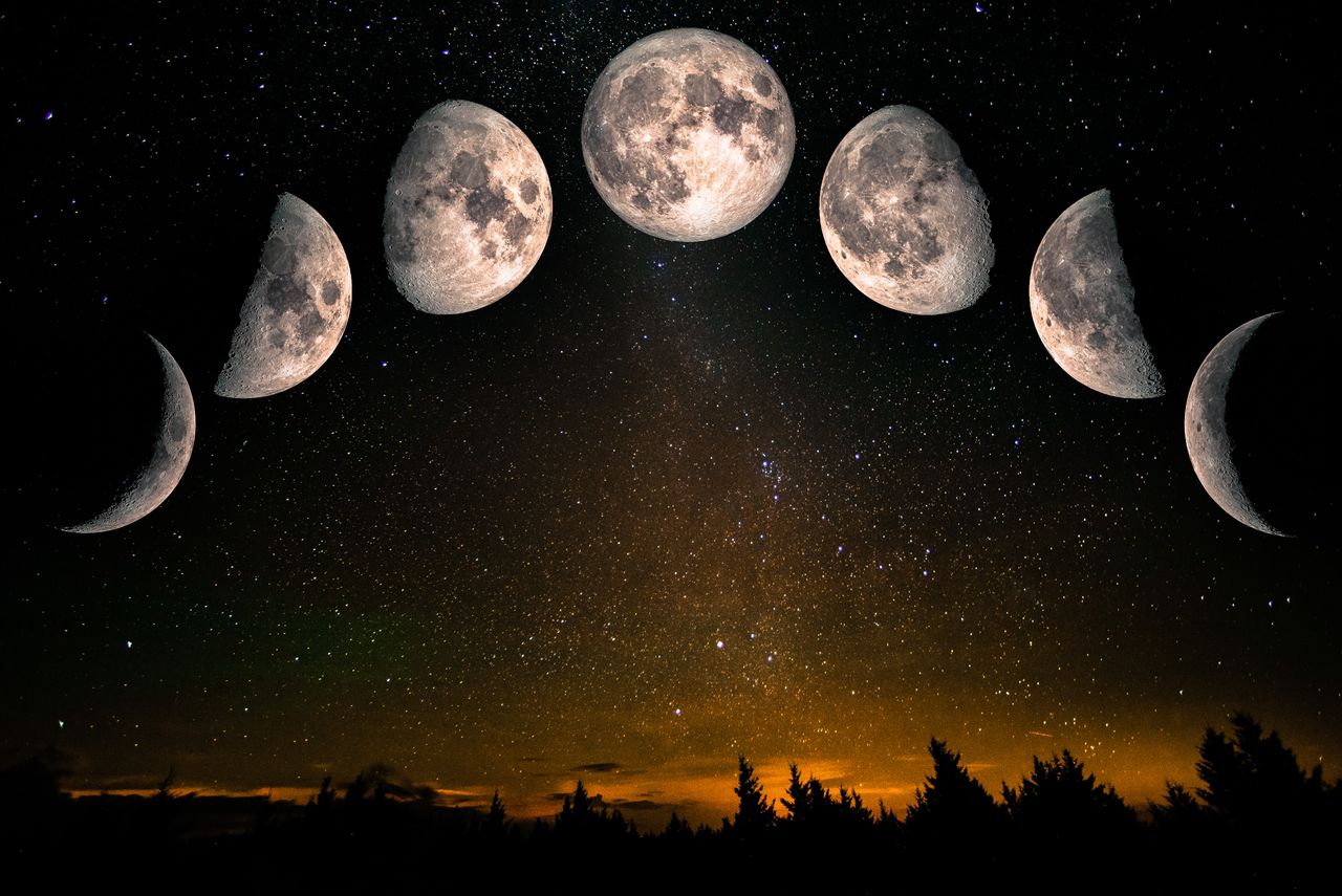 Calendario lunar de octubre 2023 luna llena y fases de la luna este mes
