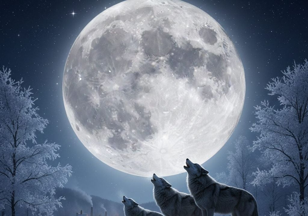 Luna del Lobo y superluna enero 2026